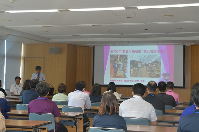 派遣後におこなった研修会の様子