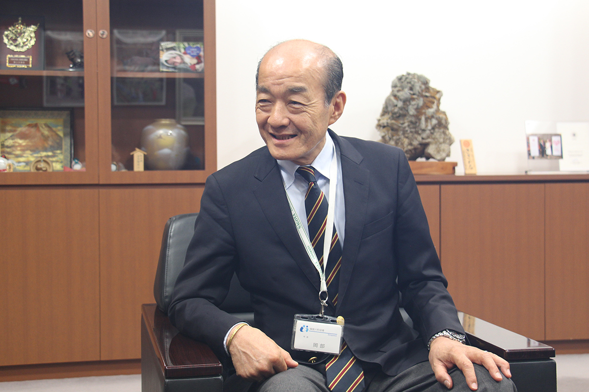 揖斐川町の岡部栄一町長
