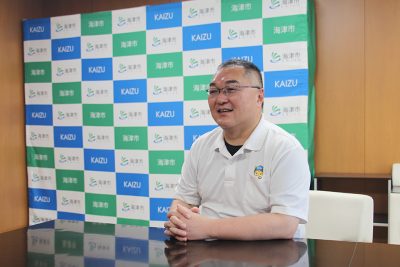 海津市の横川真澄市長