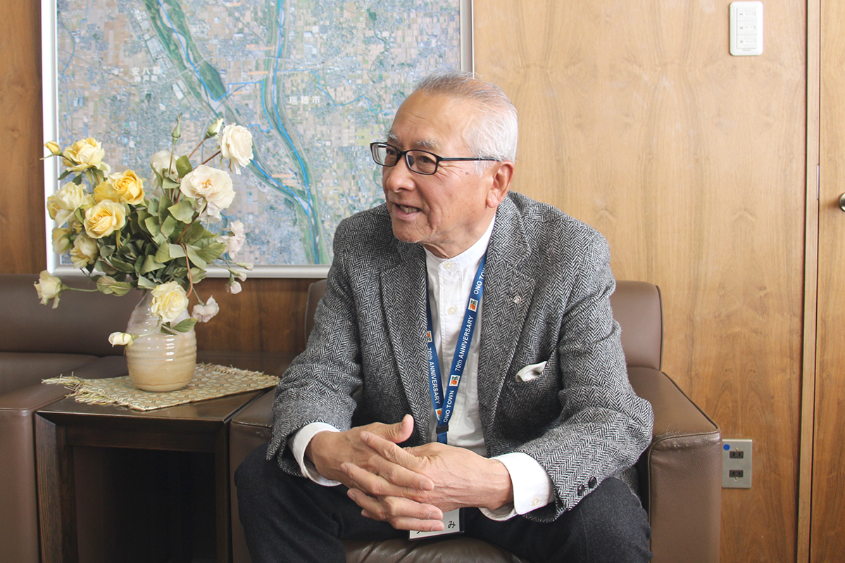 大野町の宇佐美晃三町長