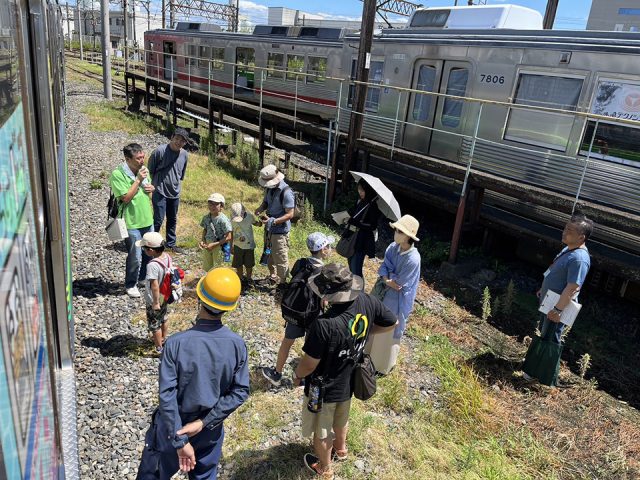 養老鉄道電車庫ツアー