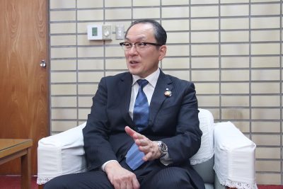 養老町の川地憲元町長