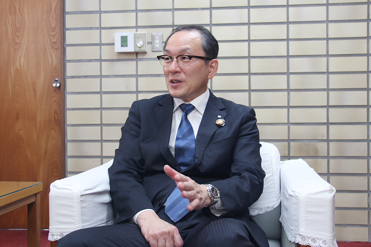 養老町の川地憲元町長