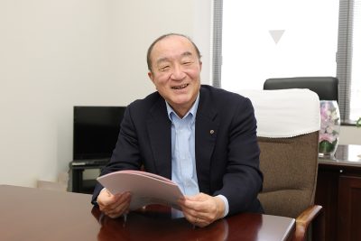 可児商工会議所の渡邉明義会頭