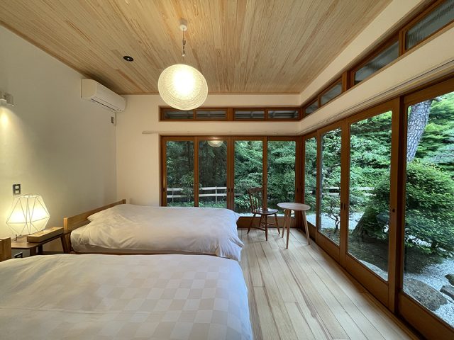 NIPPONIA美濃商家町「UMEYAMA棟」の寝室イメージ