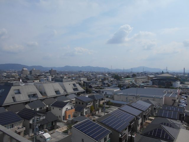 北方町内の街並み風景