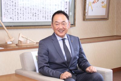 中津川商工会議所の齊藤隆会頭