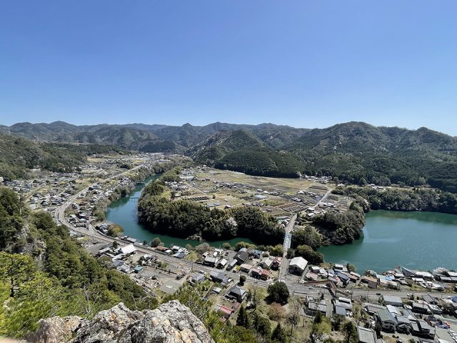 岐阜のグランドキャニオンの風景