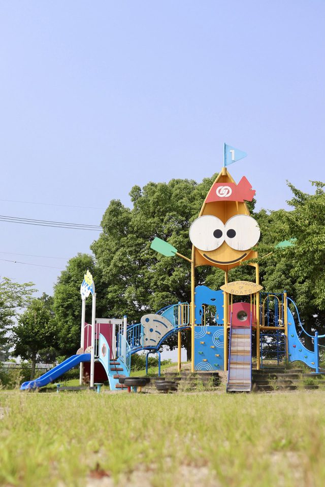 川辺町にある東光寺公園の遊具