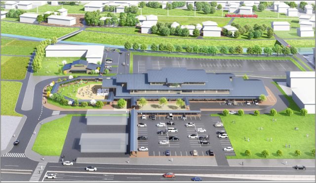 新庁舎のイメージ外観