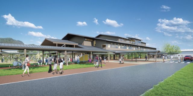 新庁舎の正面イメージ