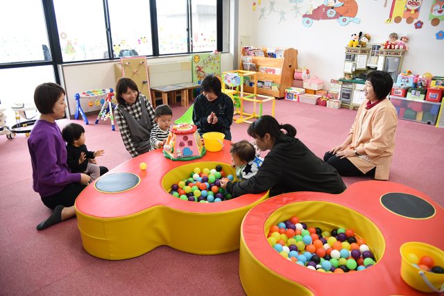 児童館の館内の様子