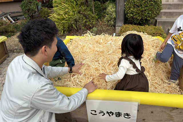 岐阜ふるさと祭りの体験ブース