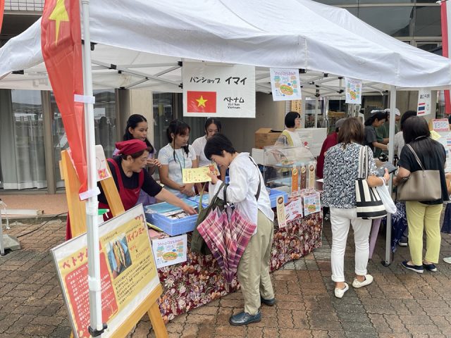 外国の方々との交流風景