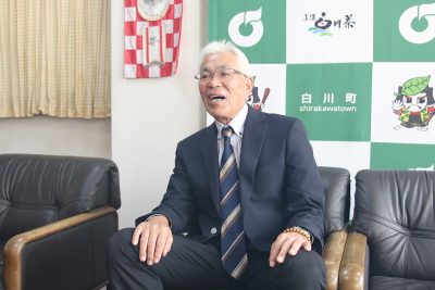 白川町の佐伯正貴町長