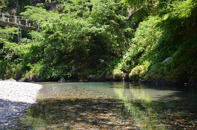 美山地域を流れる神崎川