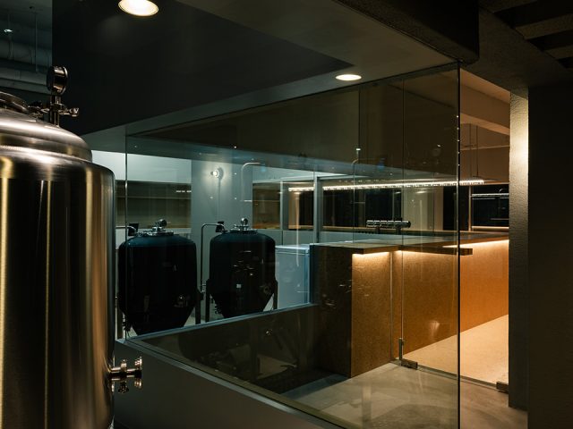 ポップスタープルワリーのワイナリー風景