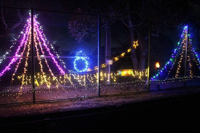 あかりのわプロジェクトのイルミネーション
