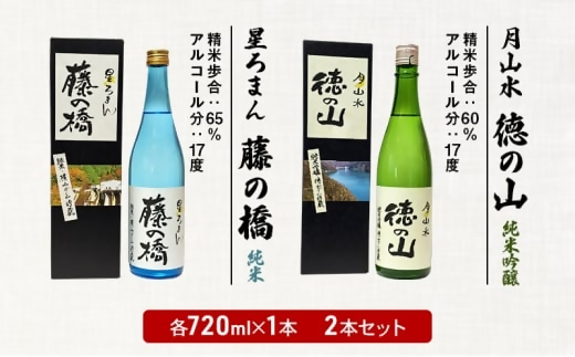 徳山ダムで熟成させた日本酒「藤の橋」「徳の山」